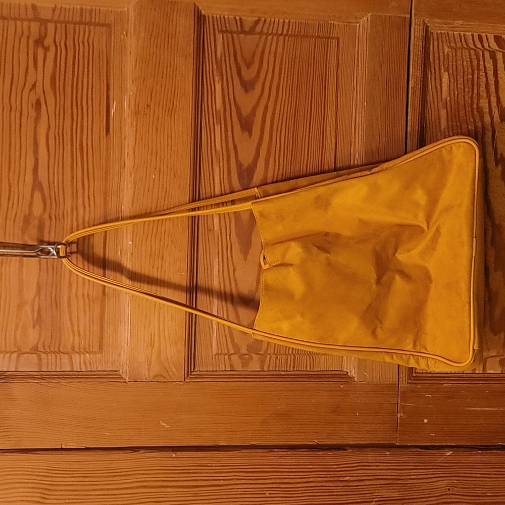 H&M Mustard Suede Tote